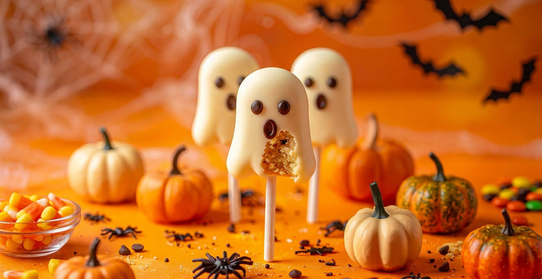 Ghost Cake Pops à la Cookie Dough