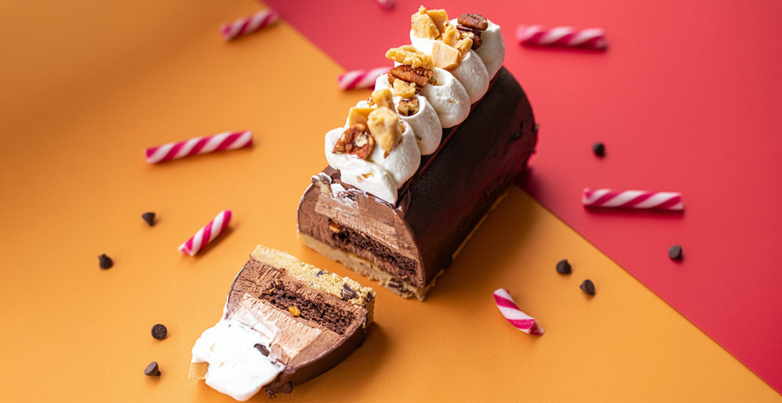 La Bûche de Noël sans cuisson à la Cookie Dough